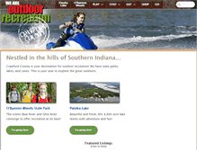 Tablet Screenshot of crawfordcountyindiana.com